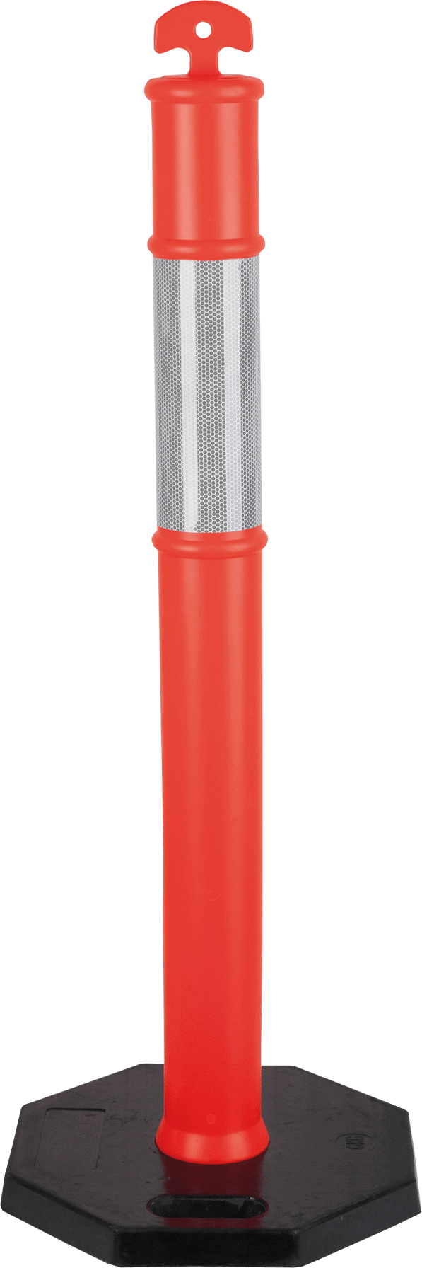 Verkehrssicherungspfosten mit TRAFFIC-Sockel Verkehrssicherungspfosten mit TRAFFIC-Sockel