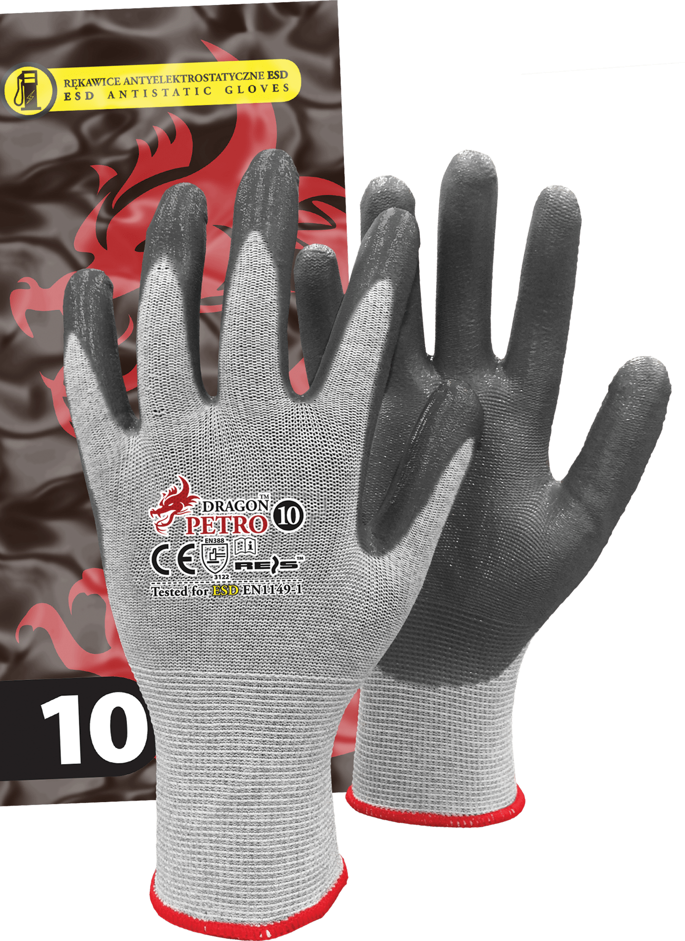 Antistatische Arbeitshandschuhe CARBON ESD Antistatische Arbeitshandschuhe CARBON ESD