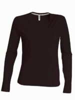 Langärmeliges Damen-T-Shirt KARIBAN K382
