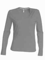 Langärmeliges Damen-T-Shirt KARIBAN K382