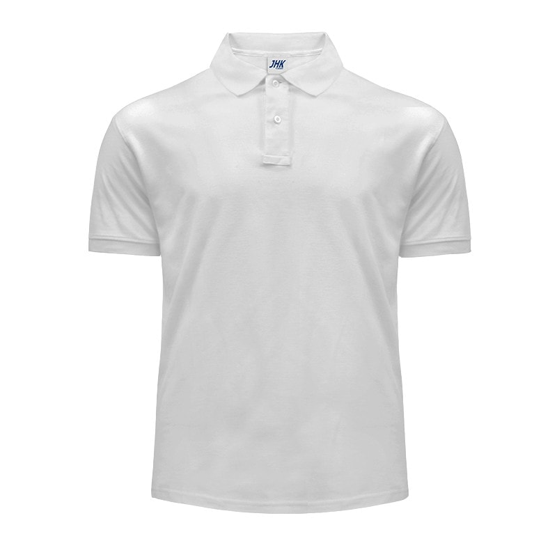 Weißes Herren Arbeits-Poloshirt JHK 210g Weißes Herren Arbeits-Poloshirt JHK 210g