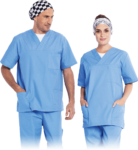 Unisex medizinisches Hemd HOSPITAL BLUE