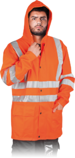 Hochwertiger reflektierender Regenmantel aus Polyurethan LIEN