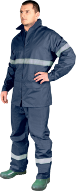 RAINER Reflektierendes Regenmantel-Set