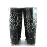 Damen Arbeitsstiefel LEOPARD PVC