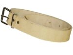 Praktischer Arbeitsgürtel aus Leder BROWN