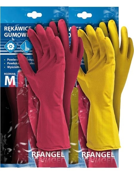 Gummi-Arbeitshandschuhe LATEX RF Gummi-Arbeitshandschuhe LATEX RF