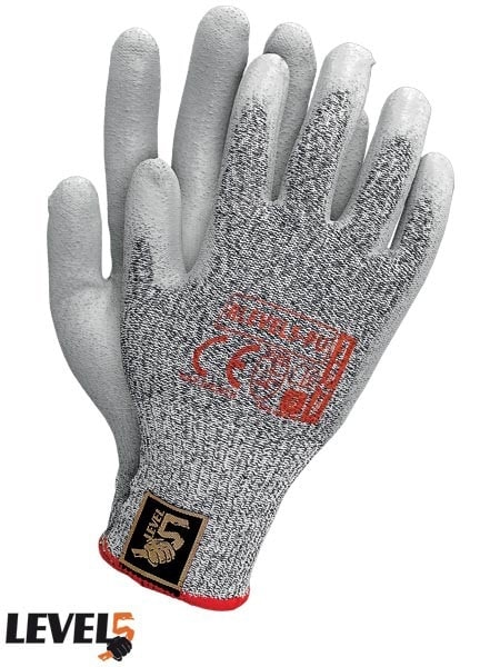 Schnitthemmende Arbeitshandschuhe ANTICUT 5 PU Schnitthemmende Arbeitshandschuhe ANTICUT 5 PU