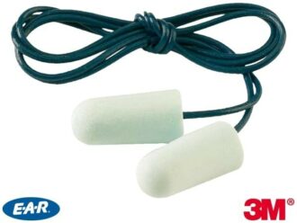 EARSOFT 200 Paar Ohrstöpsel mit Umhängeband