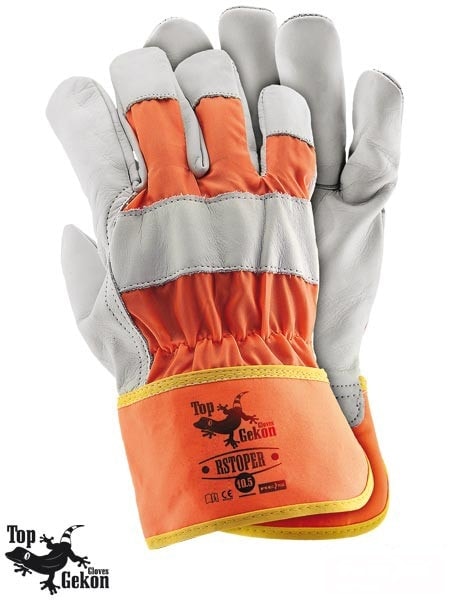 Kombinierte Leder-Arbeitshandschuhe STOPER Kombinierte Leder-Arbeitshandschuhe STOPER
