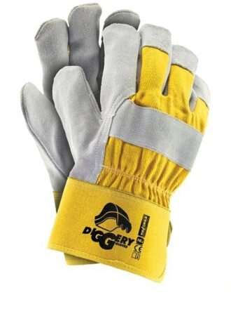 Kombinierte Leder-Arbeitshandschuhe ELTINO