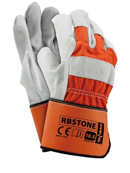 Kombinierte Leder-Arbeitshandschuhe TOP STONE Kombinierte Leder-Arbeitshandschuhe TOP STONE