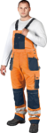 Reflektierende Hose für Hosenträger PROFI HIVIS NAVY