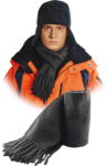Winter-Arbeitsschal GREY