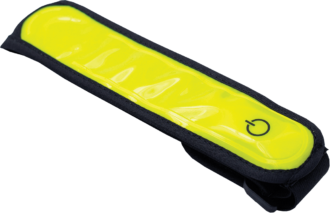 Reflektierender Handschutzstreifen mit LED