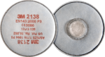 3M™ 2138 P3R Filter gegen Partikel und Viren 2 Stück im Pack