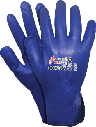 Vollständig getränkte Nitrilhandschuhe GRAPE