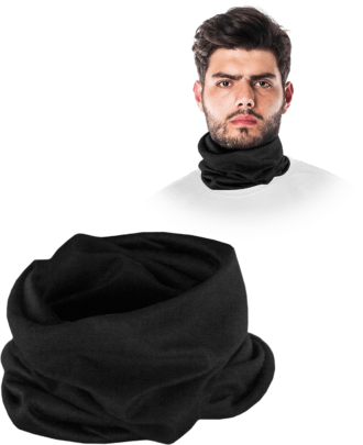 Schwarzer Arbeits-Nackenwärmer BAND
