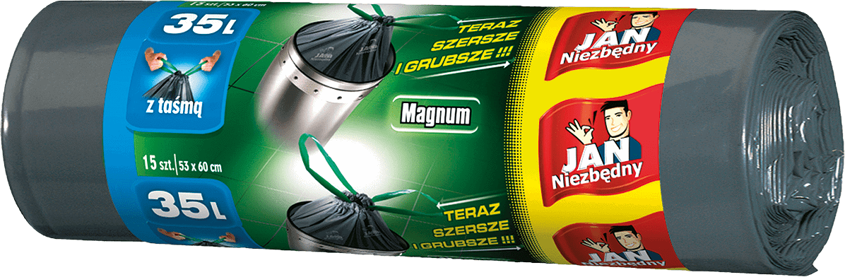 Abfallbeutel 35 Liter 15 Stück einziehbar Abfallbeutel 35 Liter 15 Stück einziehbar