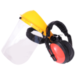 Kunststoffschild mit FORT-Kopfhörer