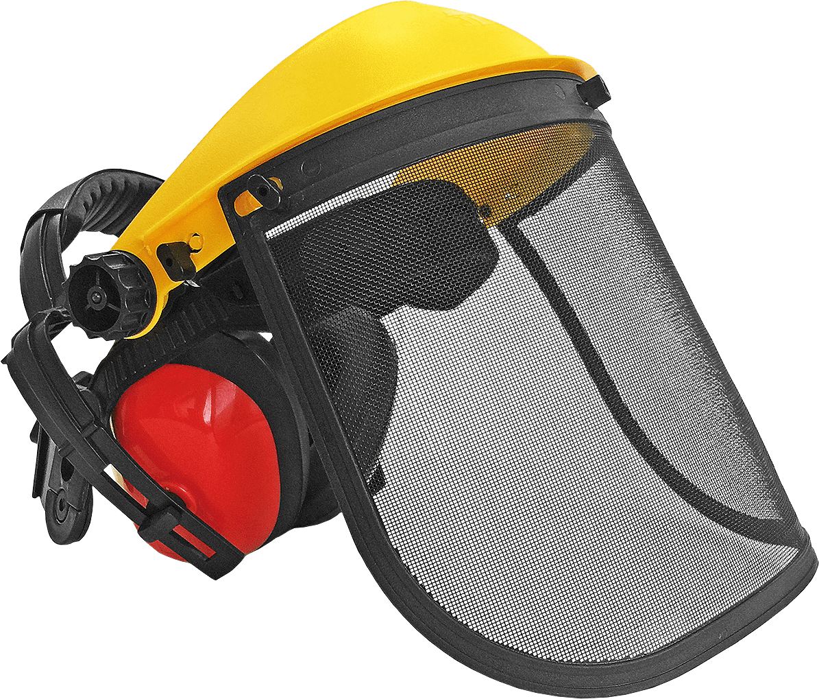 Seilsägeschild mit FORT-Kopfhörer Seilsägeschild mit FORT-Kopfhörer