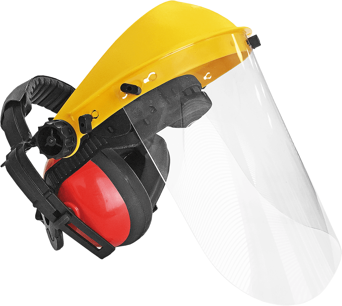 Kunststoffschild mit FORT-Kopfhörer Kunststoffschild mit FORT-Kopfhörer