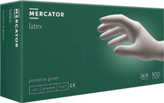 Einweg-Latexhandschuhe 100 Stück MERCATOR LATEX gepudert
