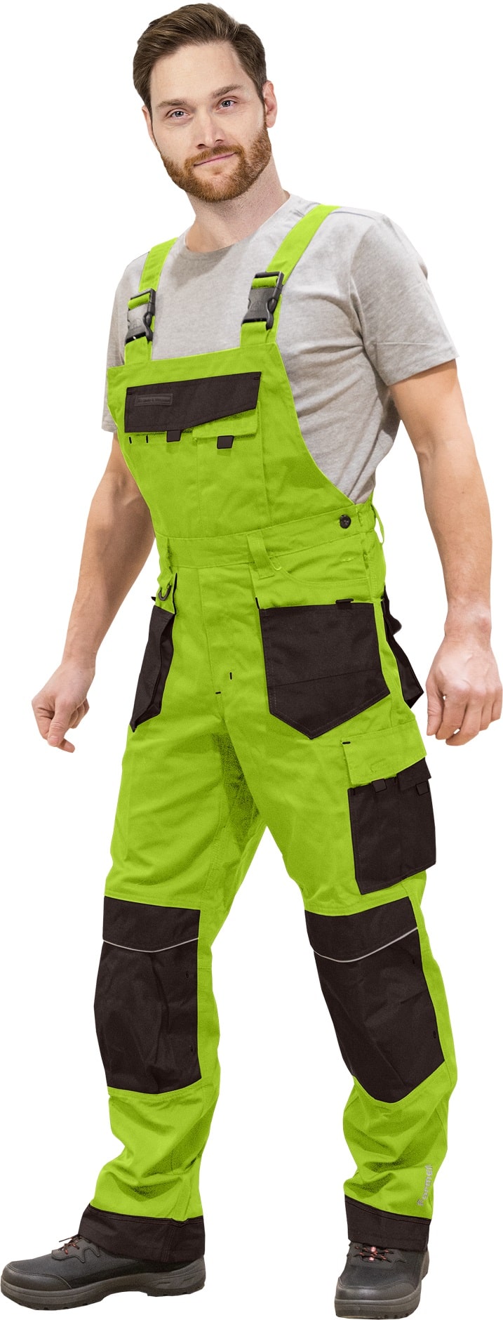 Arbeitshose auf Hosenträger PROFI COOL LIME 2.0 Arbeitshose auf Hosenträger PROFI COOL LIME 2.0