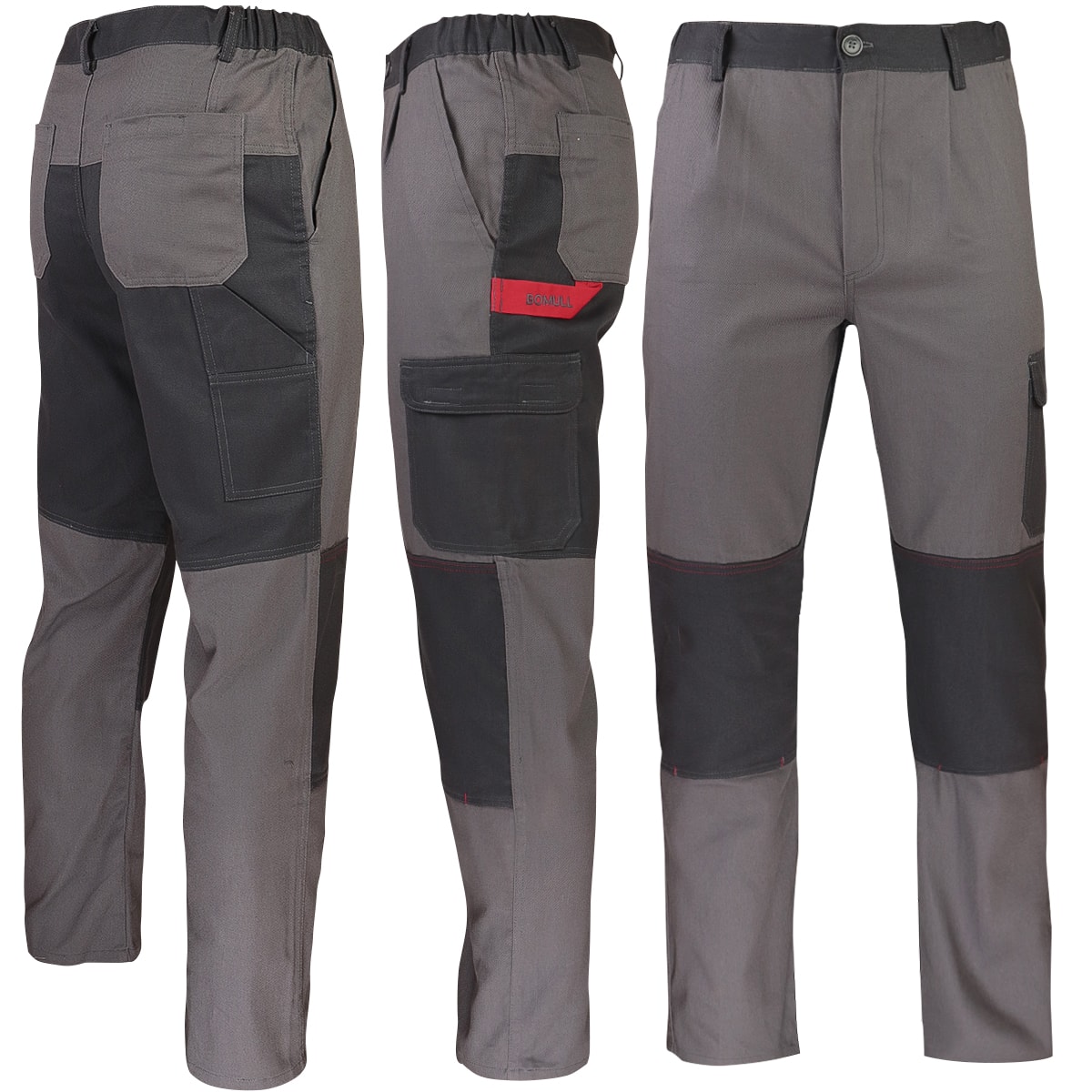 Arbeitshose mit Taillenbund DELUX GREY Arbeitshose mit Taillenbund DELUX GREY