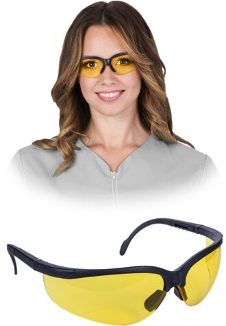 Gelbe Schutzbrille IDAHO YELLOW