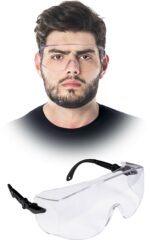 PORTLAND CLEAR Große klare Schutzbrille