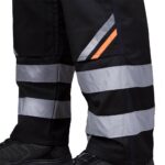 Arbeitsoverall für Hosenträger PRO GREY REFLEX