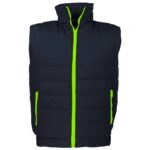 PERKOS GELB gesteppte Arbeitsweste