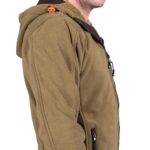 Arbeitsfleecejacke mit Kapuze NEWAGE BROWN