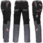 Arbeitshose PRO BLACK DUAL mit Bund