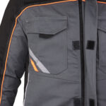 Arbeitsoverall Jacke PRO GREY DUAL