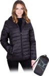 Leichte Damen-Arbeitsjacke DART BLACK