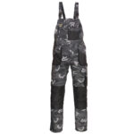 Camouflage Arbeitshose mit Hosenträgern FORCE CAMU