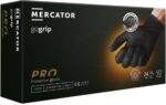 Einweghandschuhe aus Nitril 50 Stück MERCATOR® GoGrip BLACK puderfrei