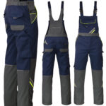Arbeitsoverall für Hosenträger PRO YNAVY DUAL