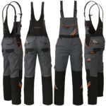 Arbeitsoverall für Hosenträger PRO GREY DUAL