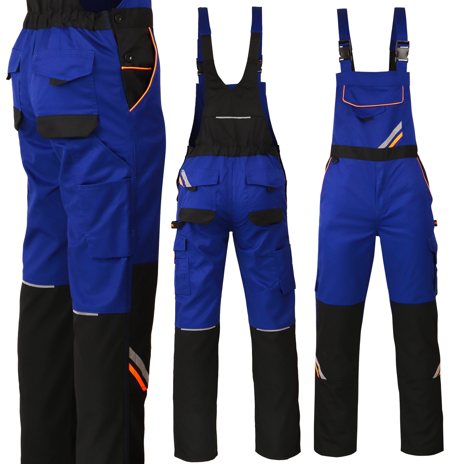 Arbeitsoverall für Hosenträger PRO BLUE DUAL Arbeitsoverall für Hosenträger PRO BLUE DUAL