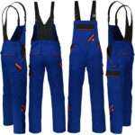 Arbeitsoverall für Hosenträger PRO BLUE