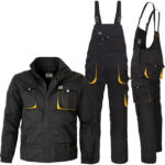 FORCE BLACK GELB Hosenträger-Set