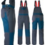 Arbeitshose mit Hosenträgern DELUX CHARCOAL