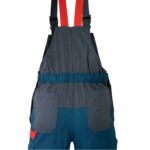 Arbeitshose mit Hosenträgern DELUX CHARCOAL