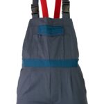 Arbeitshose mit Hosenträgern DELUX CHARCOAL