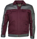 Arbeitsjacke DELUX BURGUNDY