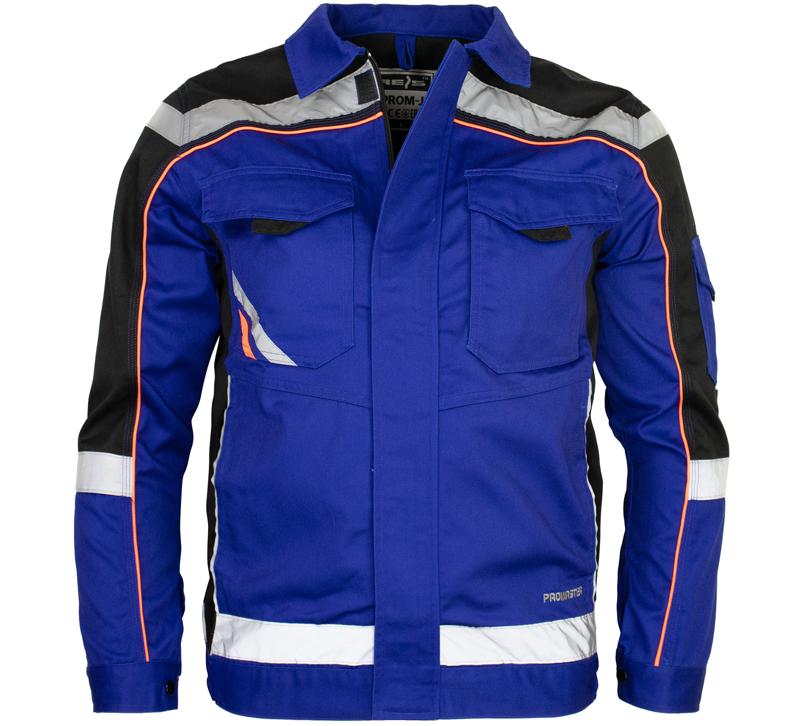 Arbeitsoverall Jacke PRO BLUE REFLEX Arbeitsoverall Jacke PRO BLUE REFLEX
