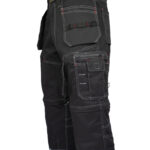 Multifunktionale Arbeitshose 2in1 HARDER BLACK 2.0